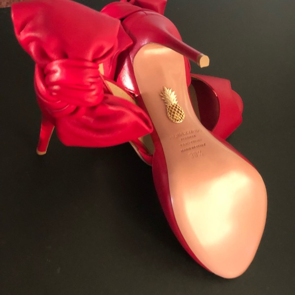 Aquazzura Versailles peep toe pumps, Size 38.5 - Picture 7 of 8